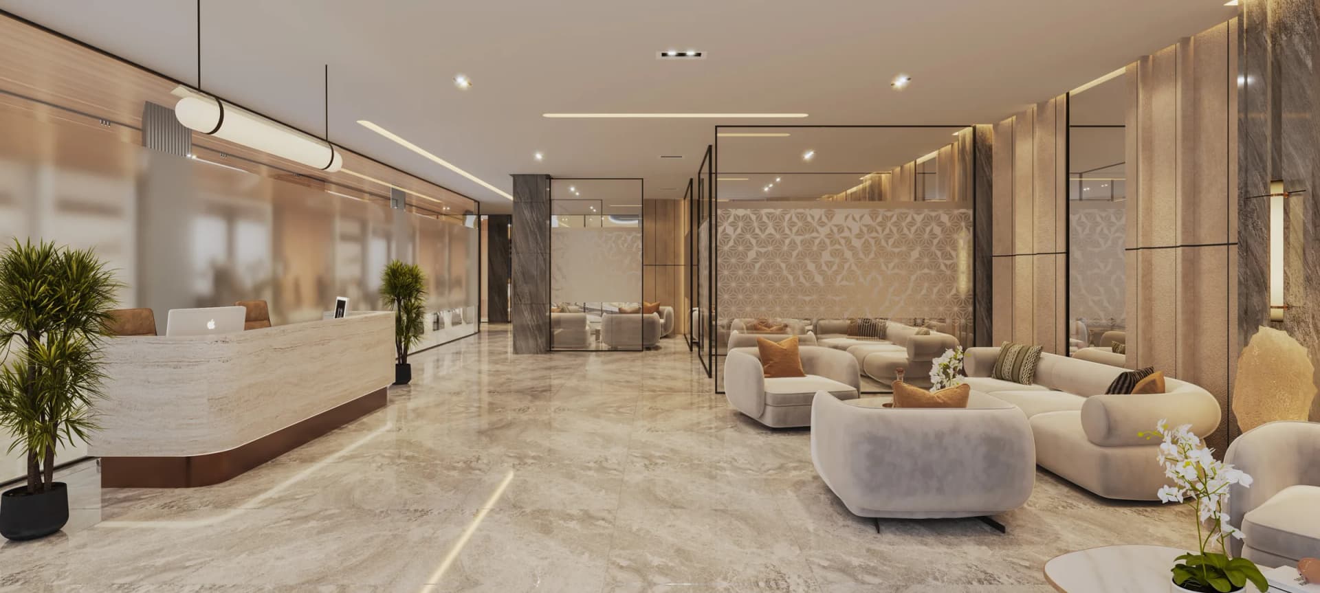 Residents’ clubhouse at Skyra Tower, Bahria Town Phase 8 — artist’s impression