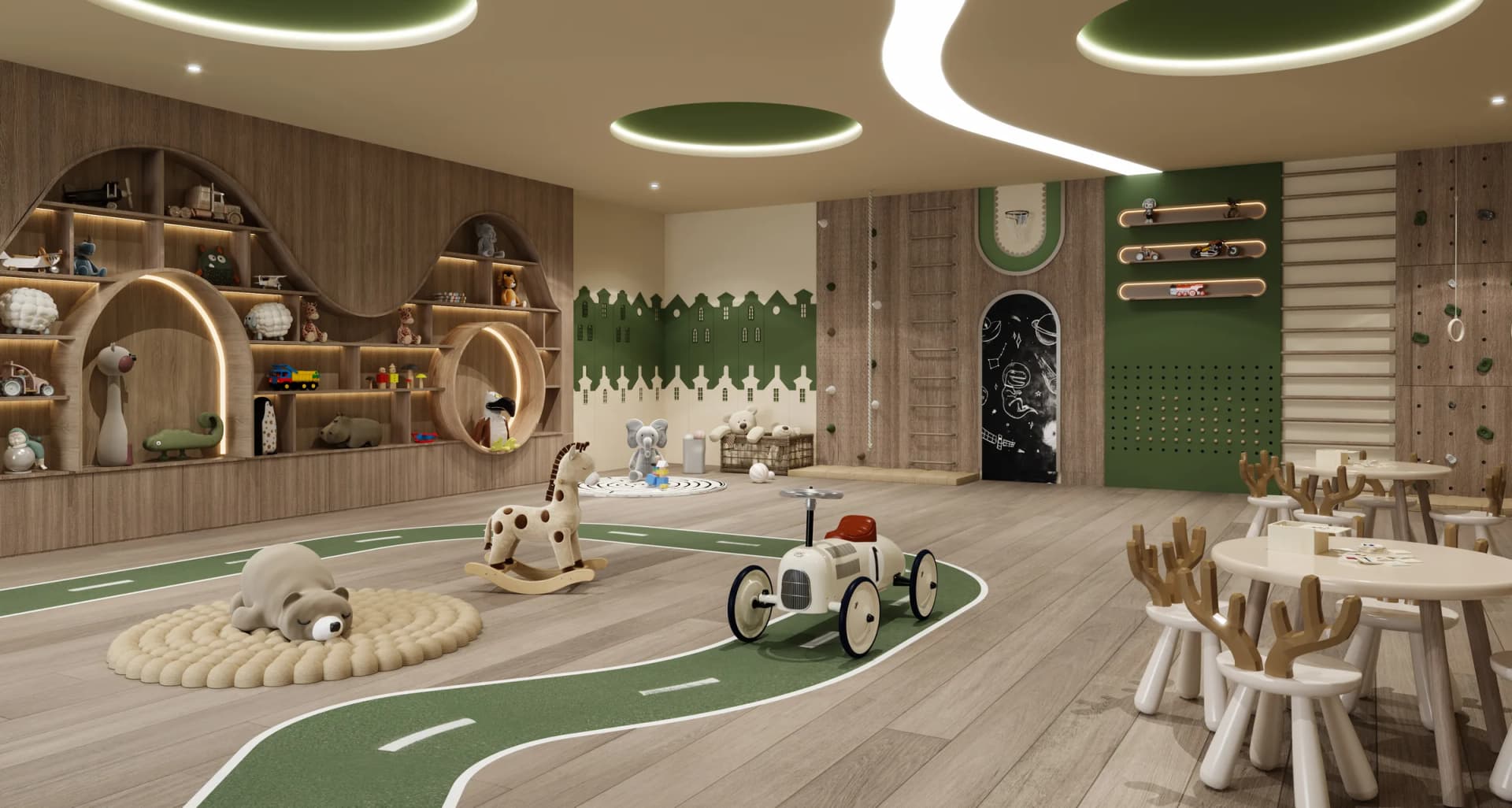 Artist’s impression of the day care centre on the Club Floor at Skyra Tower, Bahria Town Phase 8