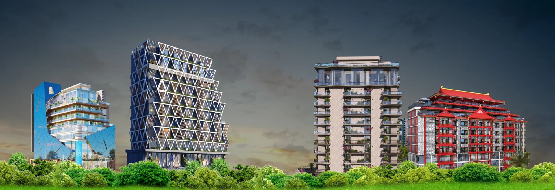 Brochure portfolio image of 7th Sky Developers projects, the developer of Skyra Tower in Bahria Town Phase 8